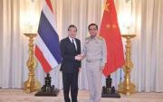 泰国总理巴育上将在曼谷会见中国外交部长王毅