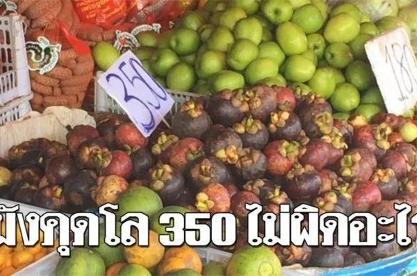 泰国清迈惊现天价山竹，每公斤竟要350铢？