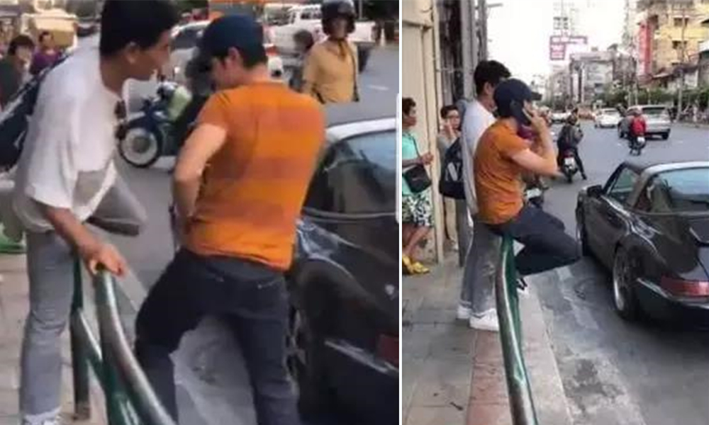 泰国人气男星马里奥驾车与出租车相撞5.jpg