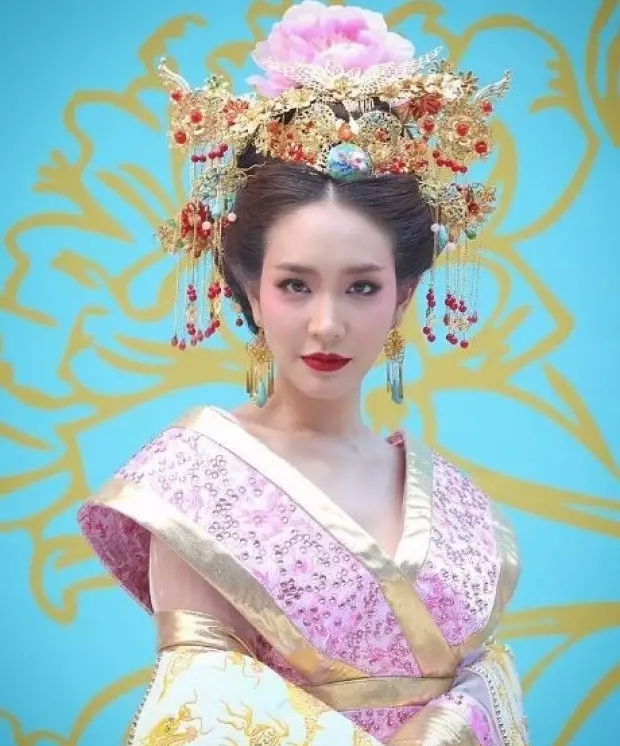 泰国女星min穿中国古装简直美呆!