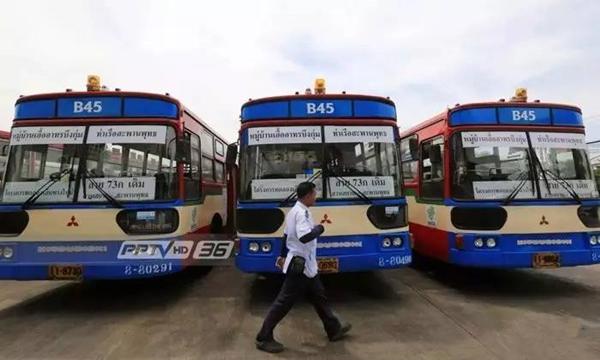 自8月15日起曼谷8条公交线路试行一个月