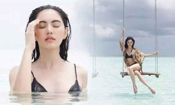 泰国女星Mai Davika难得秀泳装照，网友直呼超火辣