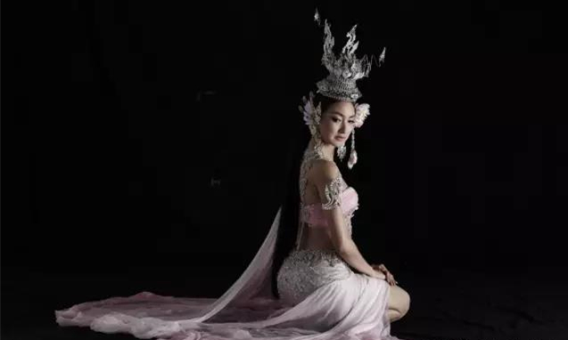 泰国女星Pancake经典古装造型首亮相，宣传新电影4.jpg
