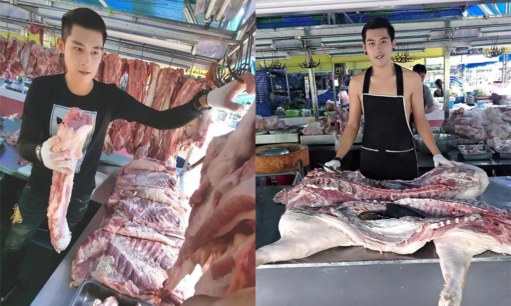 泰国帅哥发文“再偷猪肉，将被强奸3个月”,女网友不淡定了......jpg