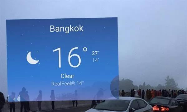 气温骤降，曼谷16℃泰国人被冻懵.jpg