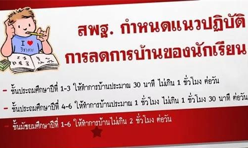 巴育总理下令减少学生的作业量，泰国学生太幸福了！3.jpg