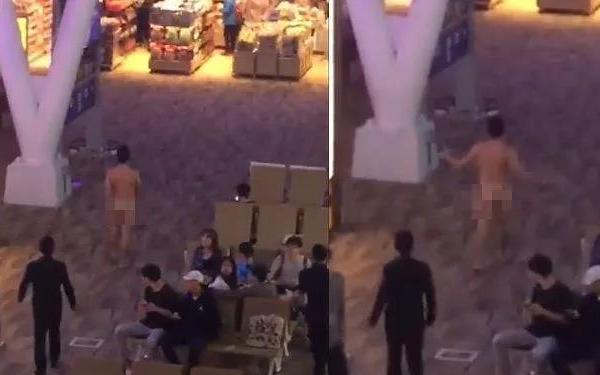 美籍韩男子疑吃性药精神错乱，在泰国机场脱衣裸奔