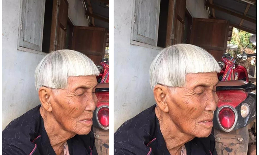 哈哈哈哈哈~泰国网友亲手给母亲剪了一个这样新发型2.jpg
