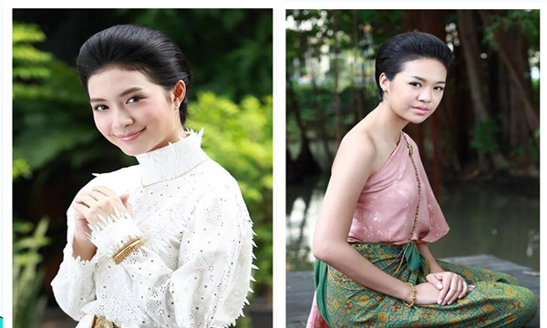 泰剧《天生一对》爆火掀起古代潮流，泰国古典女士发型集锦来一波！4.jpg