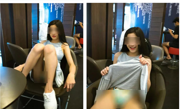 泰国美女模特麦当劳里掀开裙子摆拍犯众怒3.jpg