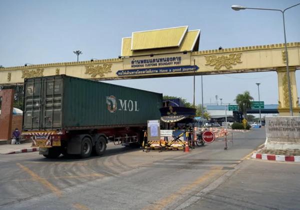 通过廊开的泰国-老挝边境贸易几乎恢复正常