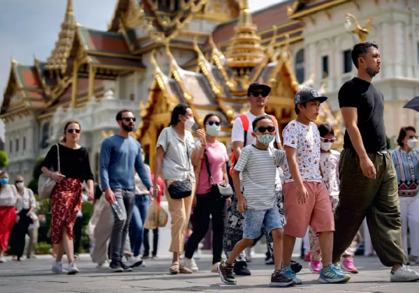 TAT预计今年前4个月的外国游客将超过800万